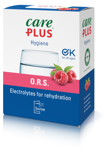 Care Plus® O.R.S. - Oral Rehydration Salt - Raspberry