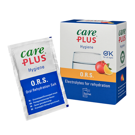 Care Plus O.R.S. Elektrolyte - Granatapfel / Orangengeschmack - 10 sachet