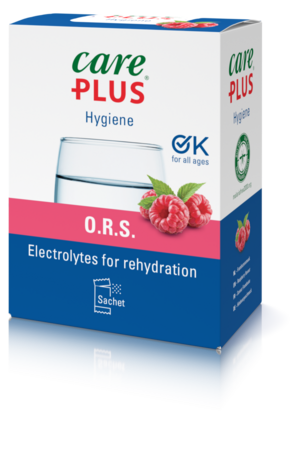 Care Plus® O.R.S. - Oral Rehydration Salt - Raspberry - 10 sachet